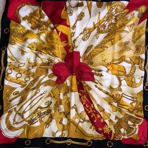 Hermès Soleil de Soie scarf.